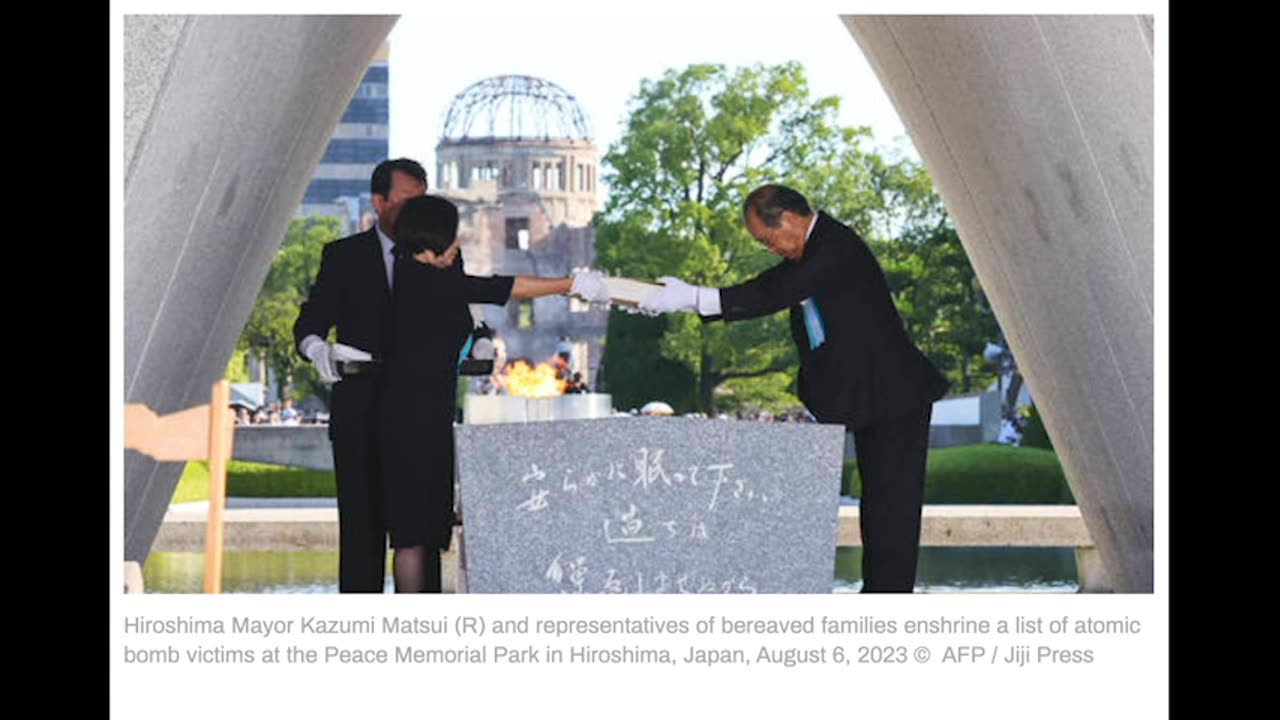 Japan ignores US role on Hiroshima bombing anniversary