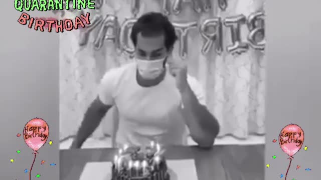 Funniest "Birthday" Celebrating During Quarantine Or Lockdown With Social Distancing.