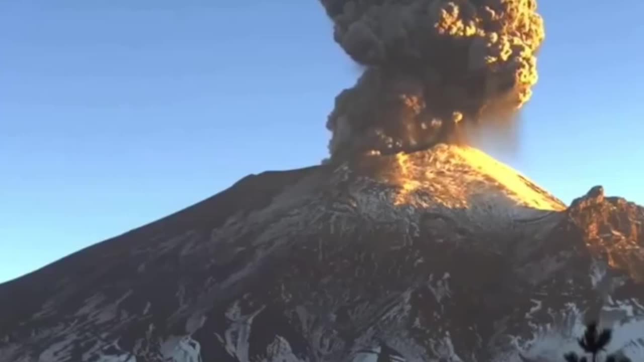 Mexico- A new eruption from Mexico's Popocatépetl Volcano