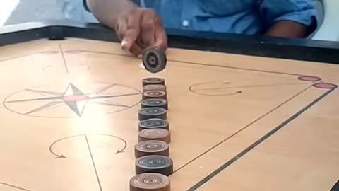 indian carrom flying shot