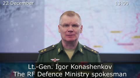 2022-12-22 Russian Defence Ministry report