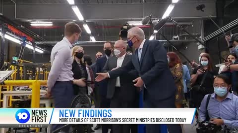 Scott Morrison's Secret Ministries Inquiry 10 News First