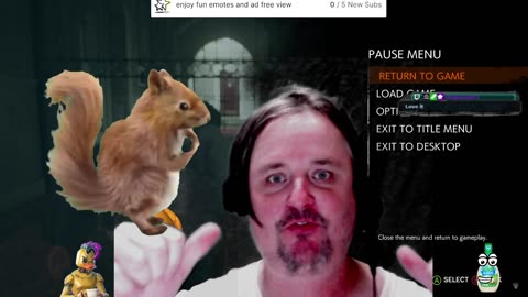 your squirrel is in my face