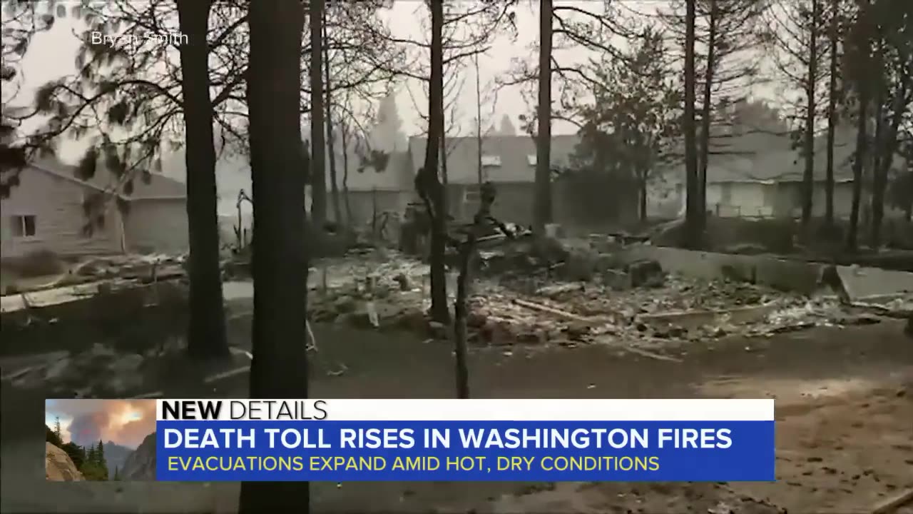 Death toll rises in Washington fires/today news