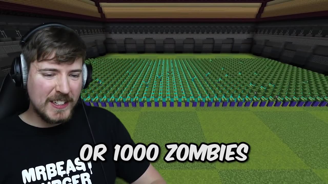 10,000 Zombies vs Mutant Wither! mr.beast