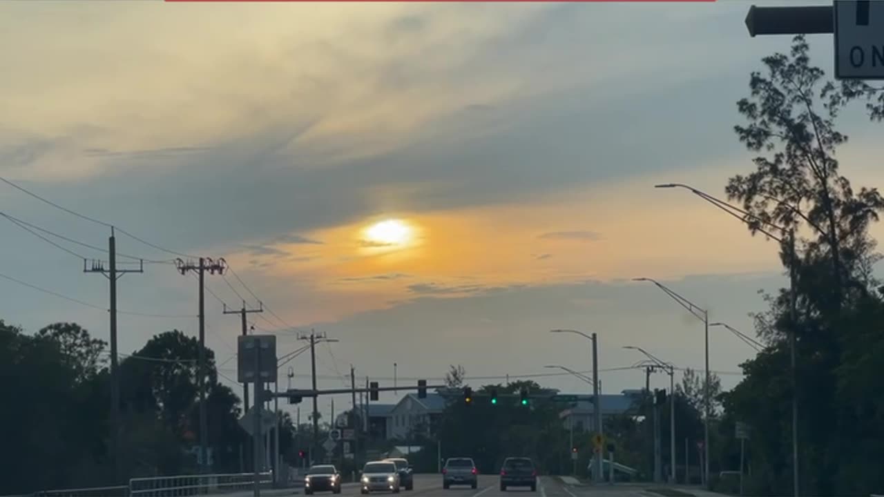 Beautiful sky… and sunset…