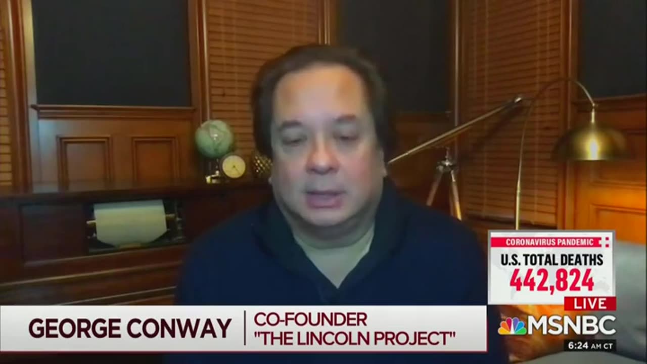 George Conway says President Trump is cracking under the pressure from Nikki Haley...Really?!?!