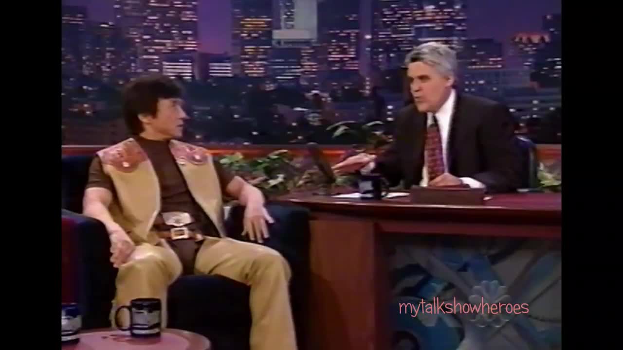 JACKIE CHAN has FUN with LENO