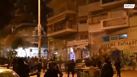 ‼️💥Сегодня ночью Греции прошли ежегодные акции протеста против жестокости полиции