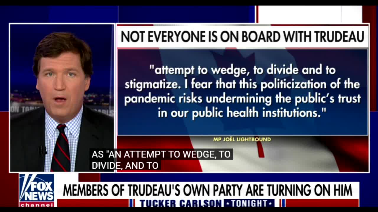 Tucker Carlson-Trudeau is attacking human rights