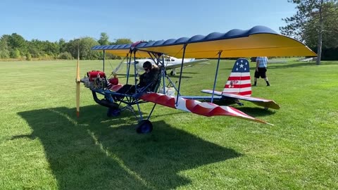 Take off from Basin harbor grass