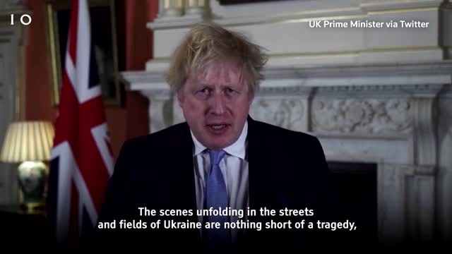 UK's Johnson appeals to Russians