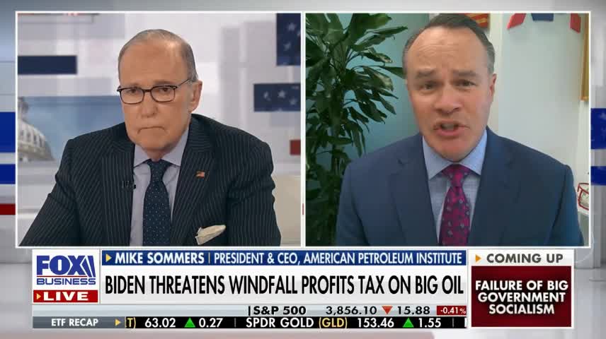 Mike Sommers: Biden's remarks on the oil industry are 'absolutely outrageous'