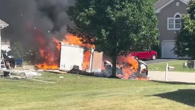 Truck explosion