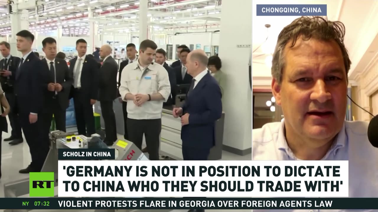 The German chancellor presses China on Russia’s invasion of Ukraine