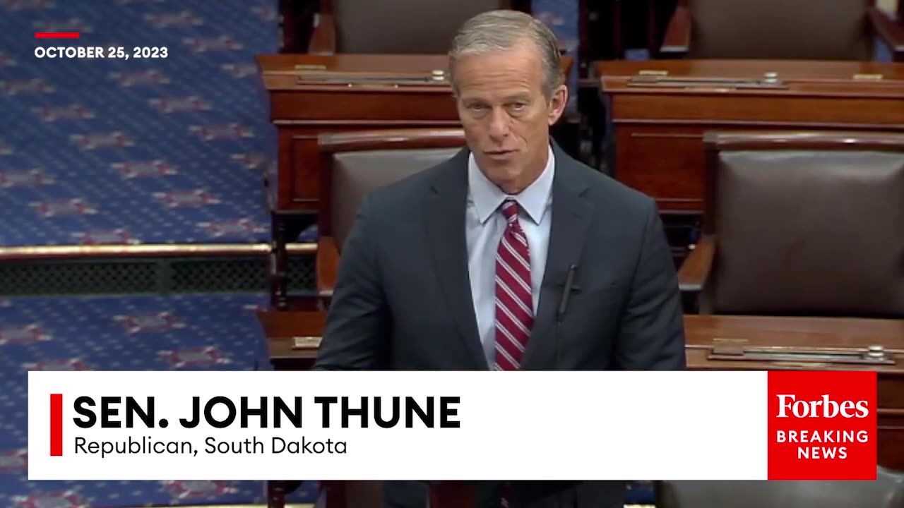 'History Is Watching'- John Thune Urges US Adopt Stronger Stance Towards Iran After Hamas Attacks