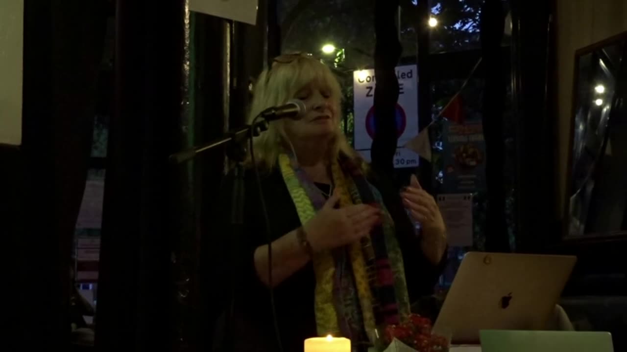 Sandi Adams at the Teahouse Theatre, Vauxhall - 31st August 2023 Part 1: Club of Rome et al