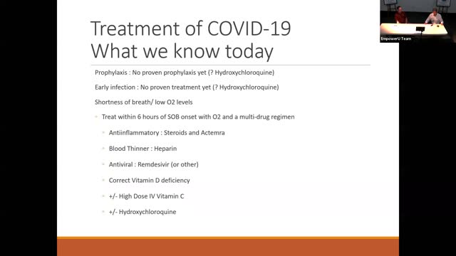 COVID 19–What We Know, What We Don’t Know and the Policy Implications.