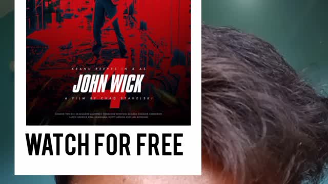 Click the link and watch for free John Wick Chapter 4