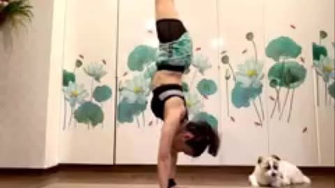 Handstanding Pose Yoga