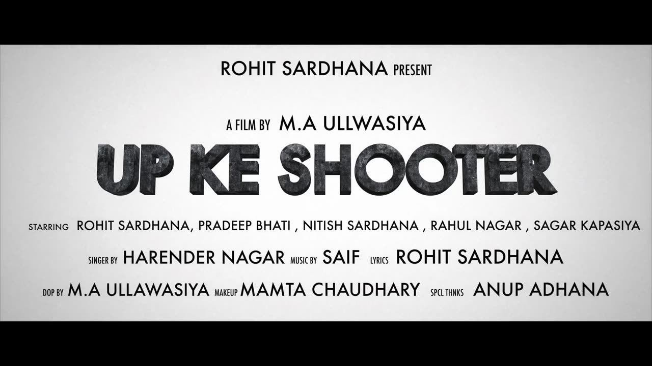 Badmash Beats UP Shooter Anthem | Rohit Sardhana | Harinder Nagar | Badmasi Song (1080p)"
