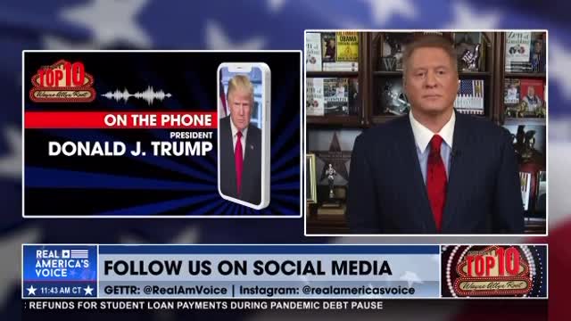 The 45th President interview on the Wayne Allyn Root show part 2 - WWIII