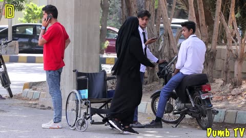 Ninja Mother on Wheel Chair