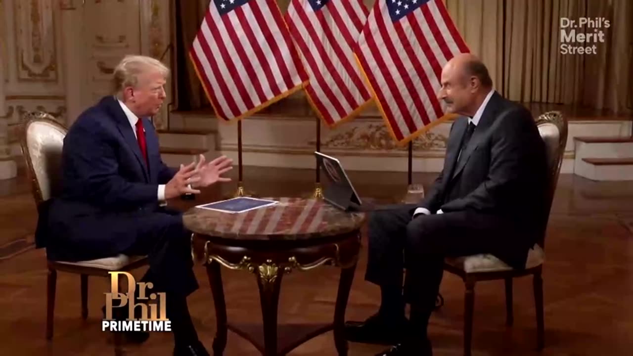 President Trump Sits Down With Dr. Phil in Exclusive In-Depth Interview