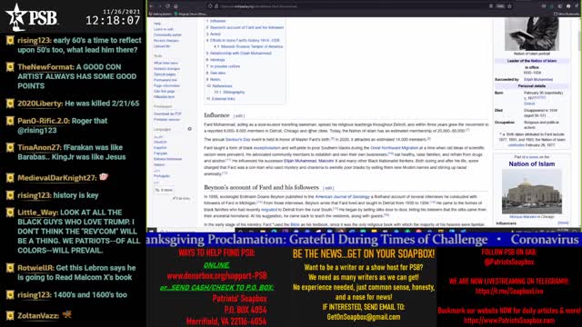 2021-11-25 22:00 EST - The MAGA Mullet Show: with MagaSwaga