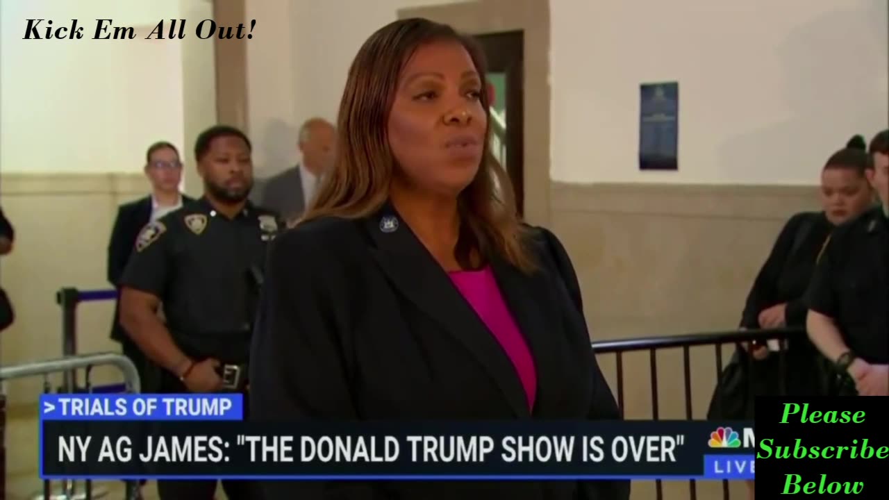 Letitia James Pulls Political Stunt While Saying Trump Is Pulling a Political Stunt