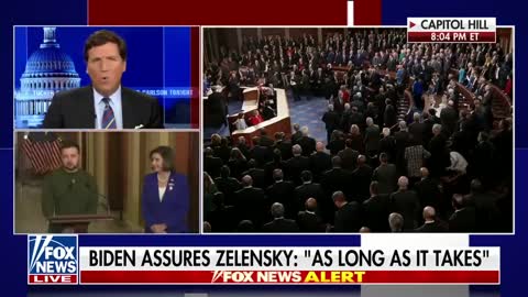 Tucker Carlson Reacts to President Zelensky's Address to Congress