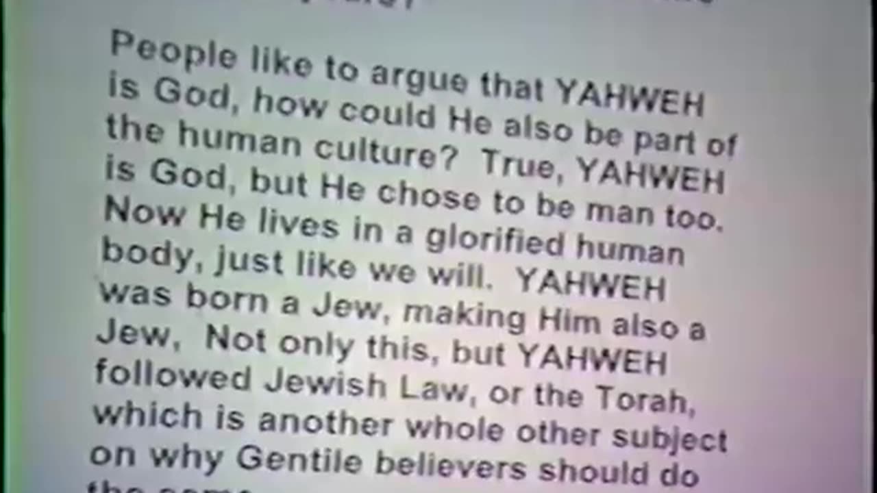 JEWISH LIE #2 - "CHRIST" WAS A JEW