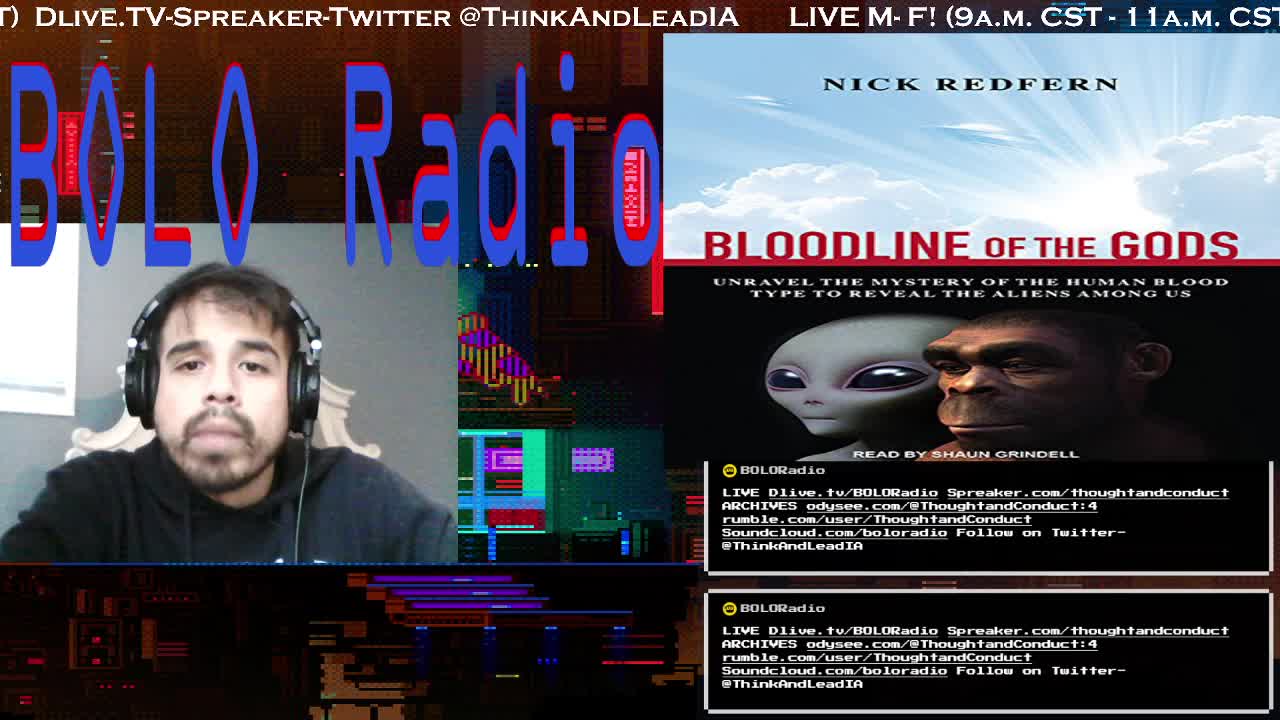 BOLO Radio: Origins of man. Bloodline Of The gods. Slave species of the gods.