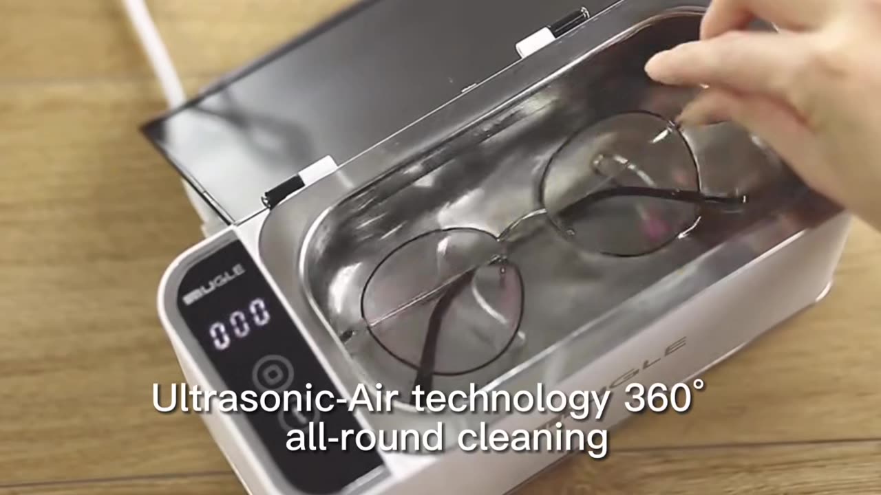 Ultrasonic Cleaner 35W Ultrasonic Glasses Jewelry Cleaner 500ML Ultrasonic Cleaning Machine