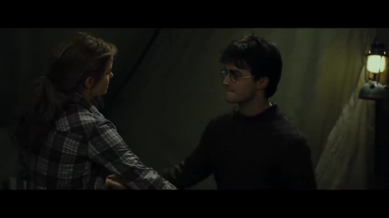 Harry & Hermione Dance to Forget Their Worries Harry Potter and the Deathly Hallows Pt 1