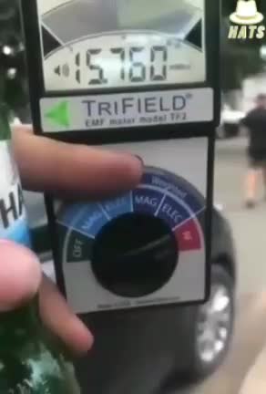 Can someone explain that? Radiation off the scale at the Canberra protest.