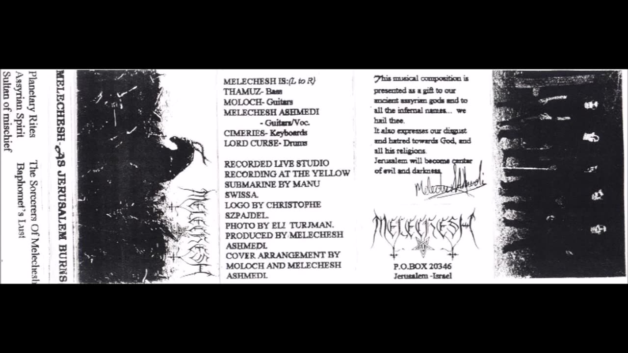 melechesh - (1995) - as Jerusalem burns (demo)