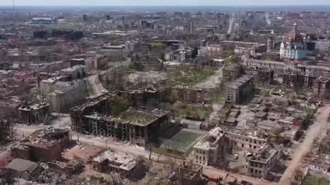 Mariupol, drone footage