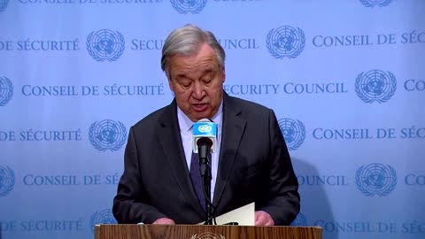 'We need de-escalation now': UN Chief