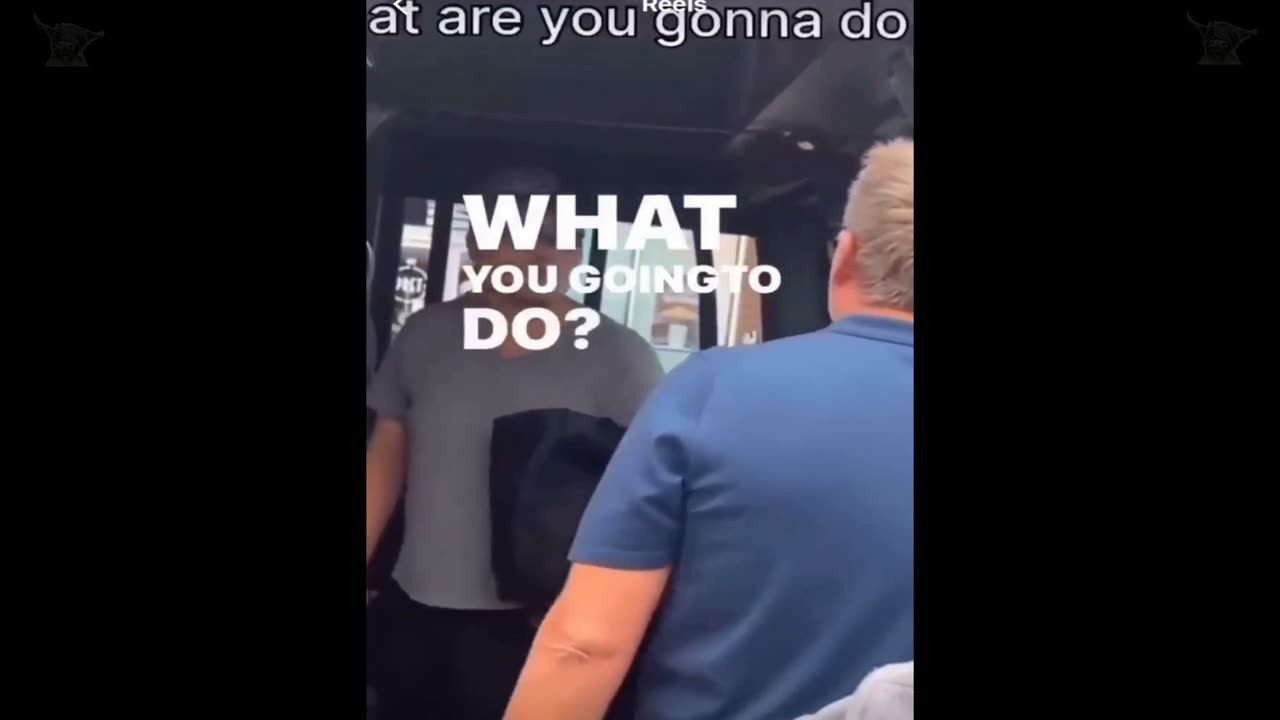 Old Man Beats Punk in Bus