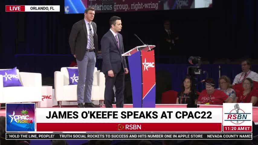 Project Veritas founder James O'Keefe on CPAC 2022