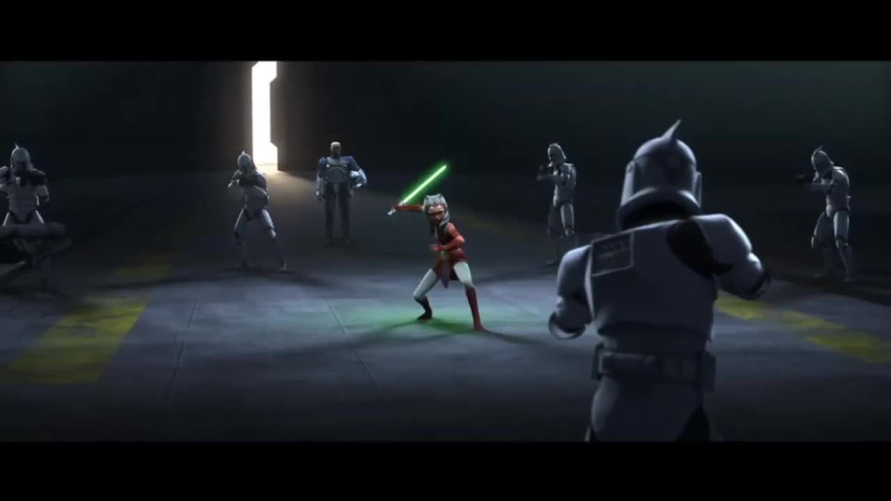 Ahsoka training against Clone Troopers | Tales Of The Jedi | Episode 5 Disney+