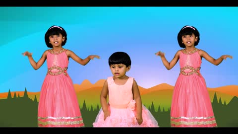 Gira Gira Tirigi|| Sunday School Song || Dhanya, Nithya & Sresta