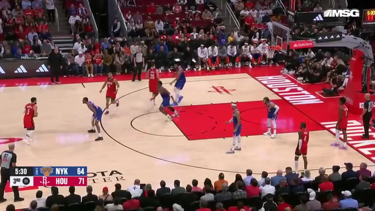 NBA Houston Rockets vs New York Knicks 04/11/24