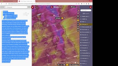 UK Meteorological office Wimd warning: Read aloud