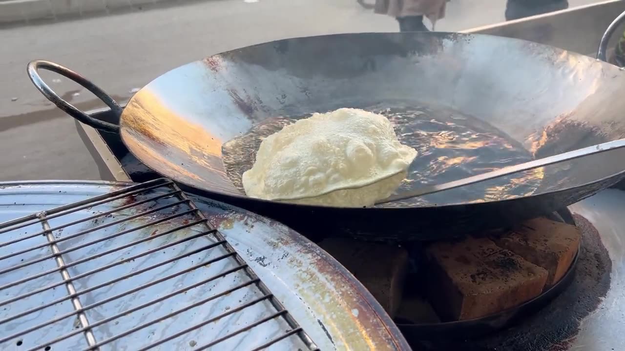 Breakfast in Pakistan early in the morning