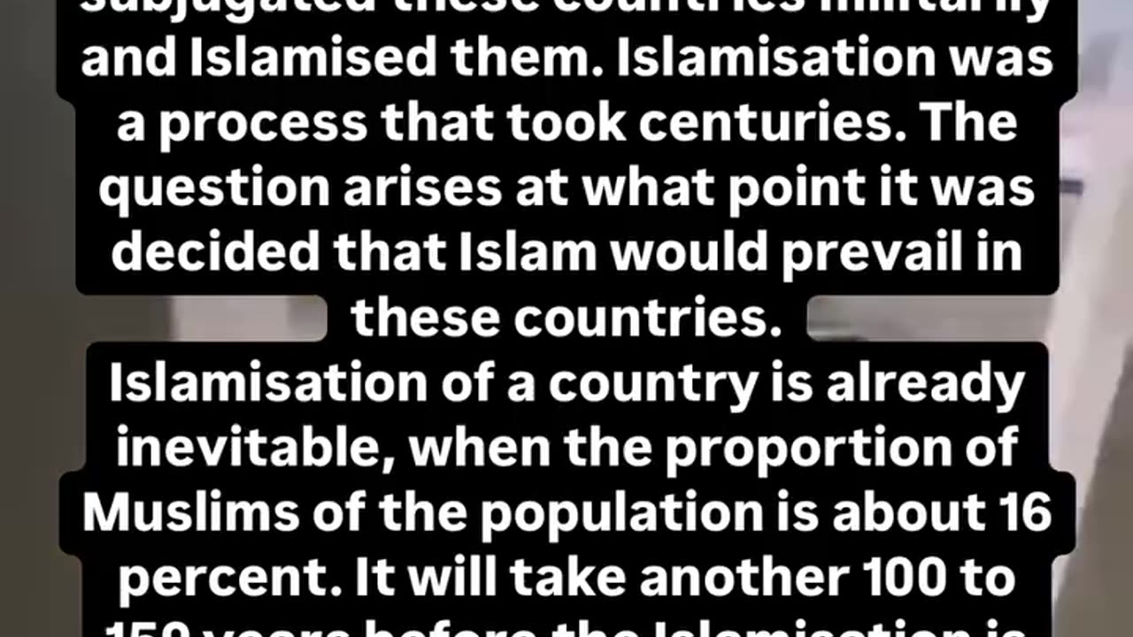 Islamization of Western Countries Under Way **2min**