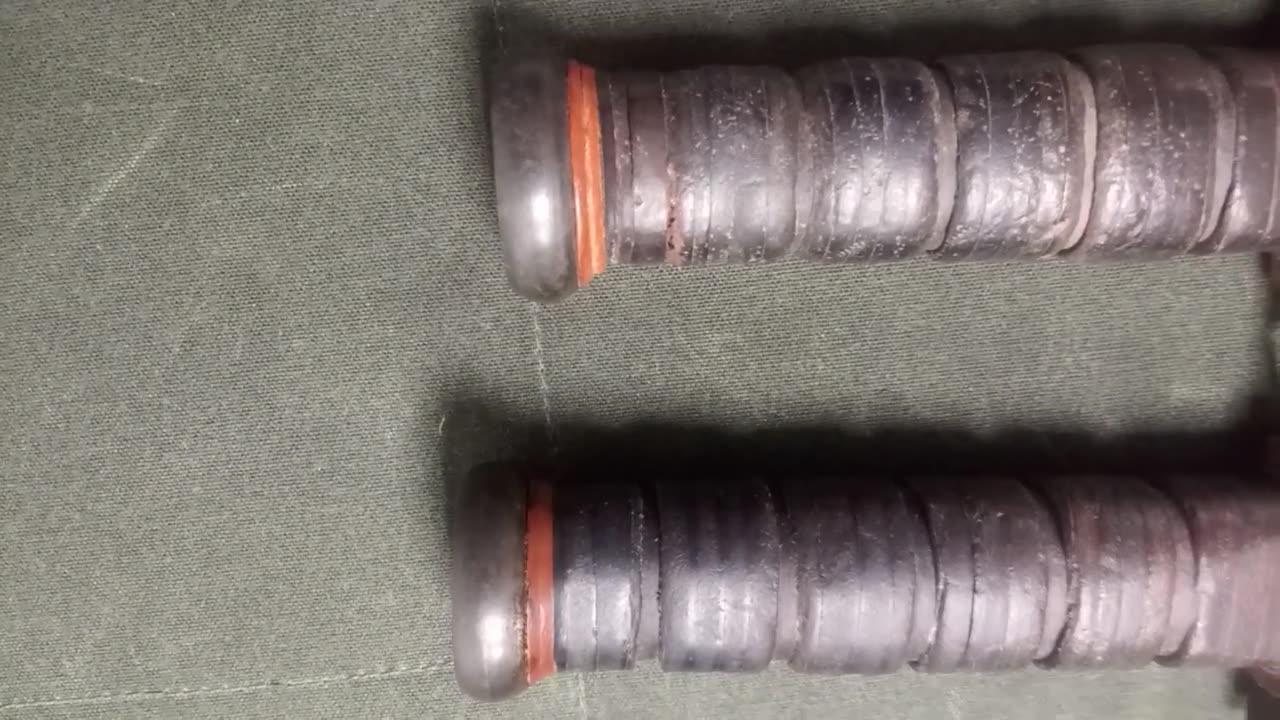 WW2 Red Spacer Knives.