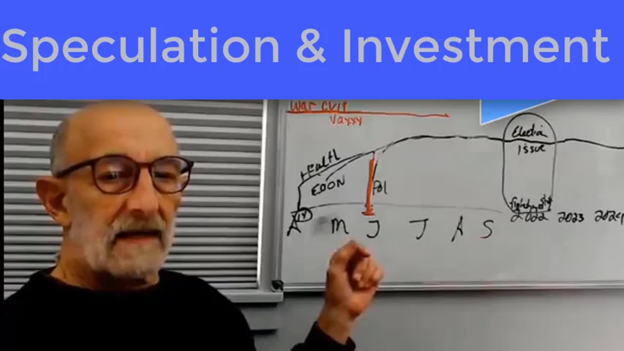 Speculation vs Investment. - Not the same. They each exist because of the environment