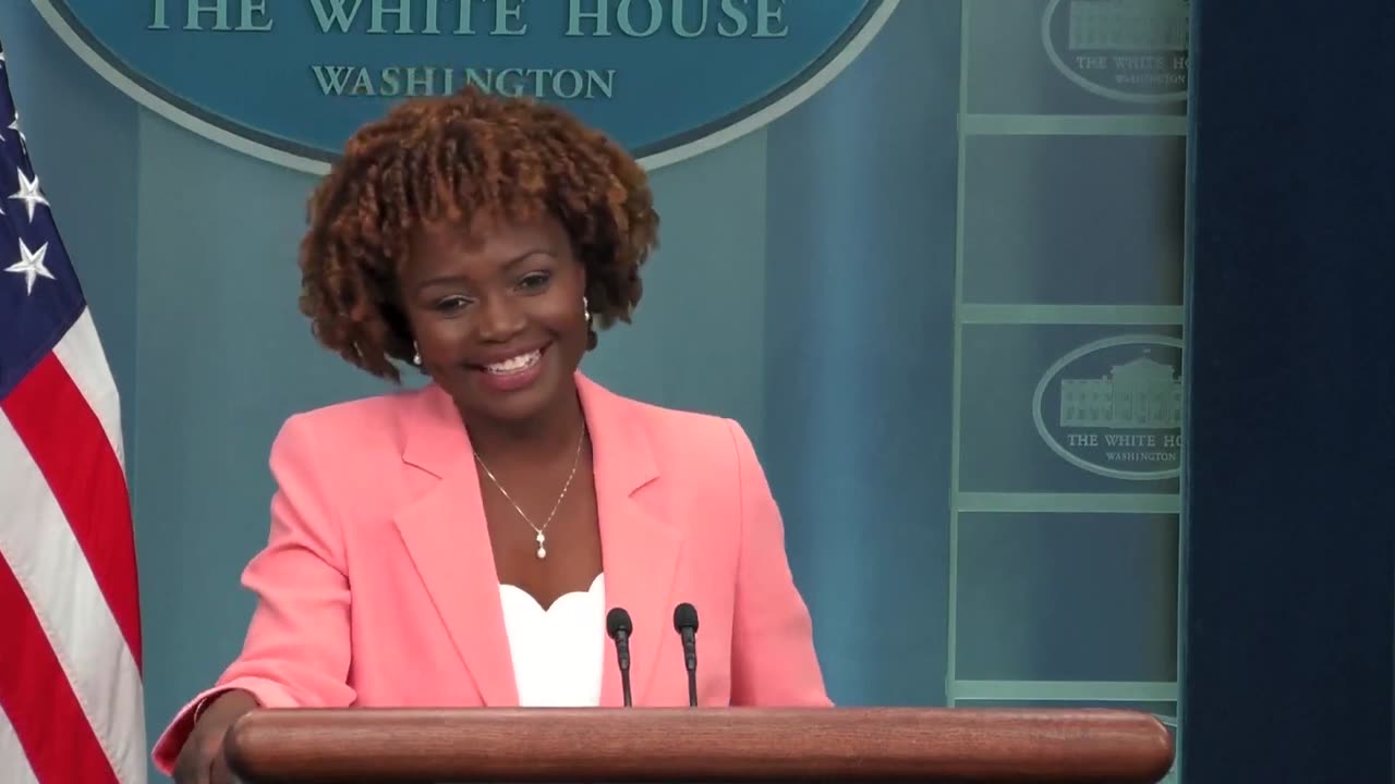 KJP Says Biden Takes An "Unprecedented" Amount Of Questions